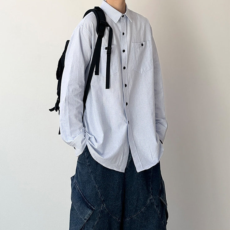 Minimal Line Silhouette Shirt N1068