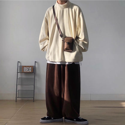 Polar Fleece Turtleneck Sweatshirt N0452