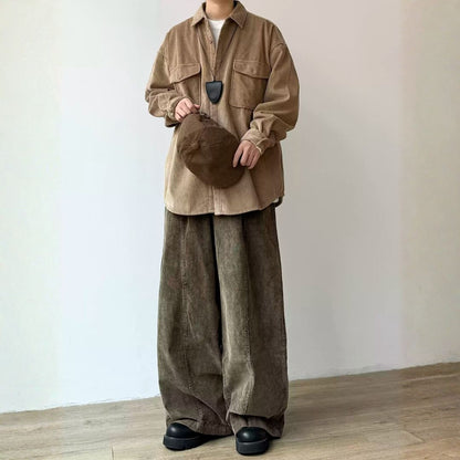 Straight Form Wide Pants N1012