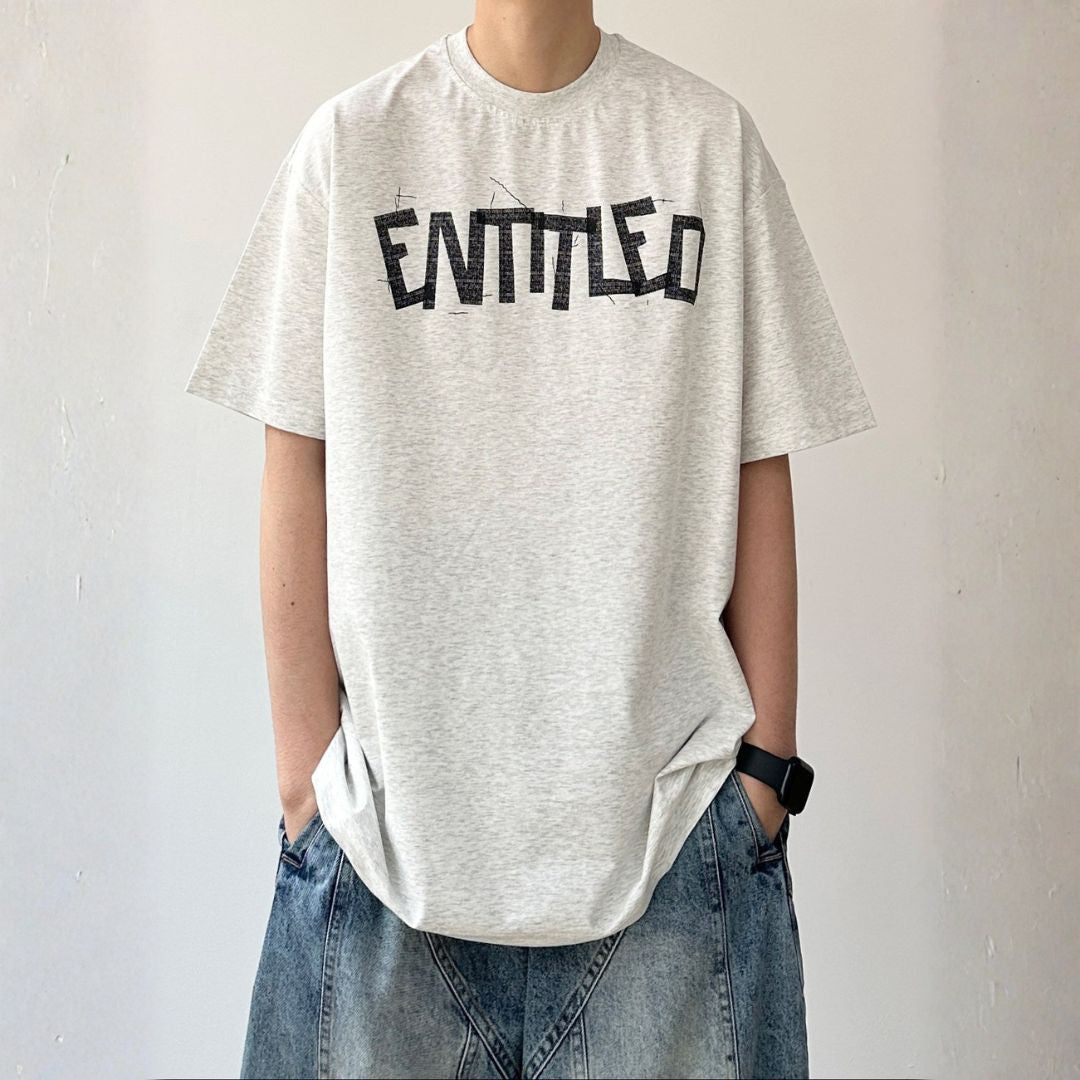 Graphic Print Crew Neck Short Sleeve T-Shirt N1083