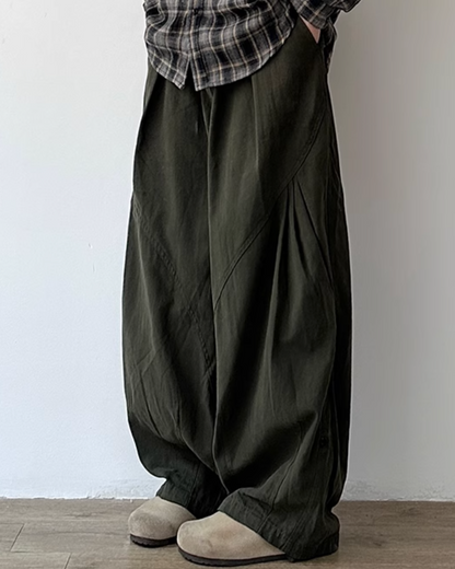 Drape Form Wide Pants N0682