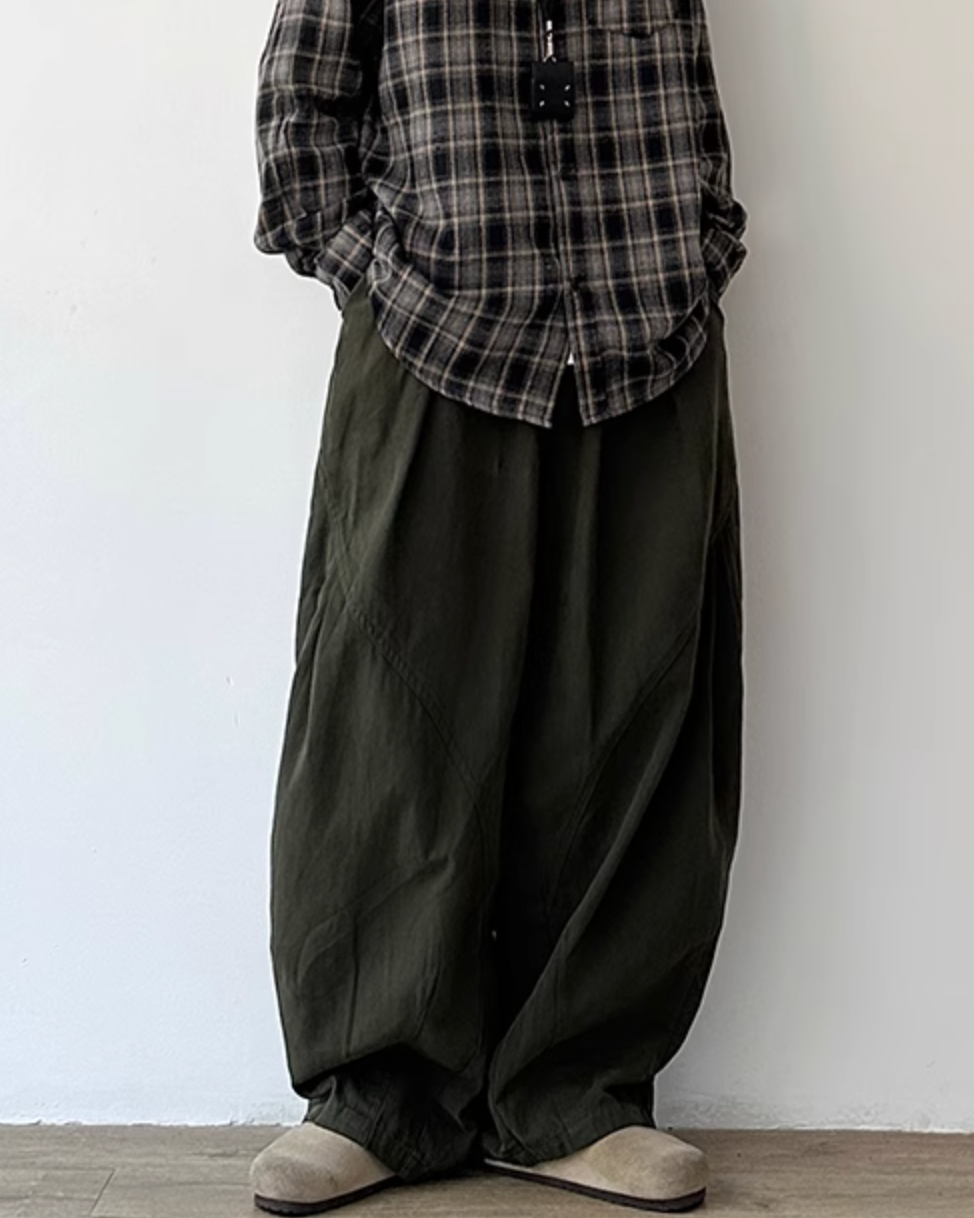 Drape Form Wide Pants N0682