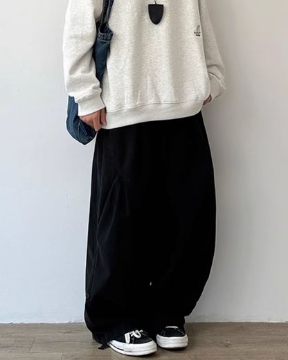 Drape Form Wide Pants N0682