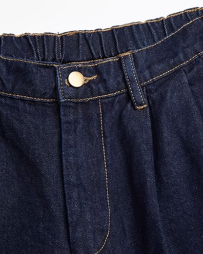 Retro Wide-Leg Denim Jeans N0683