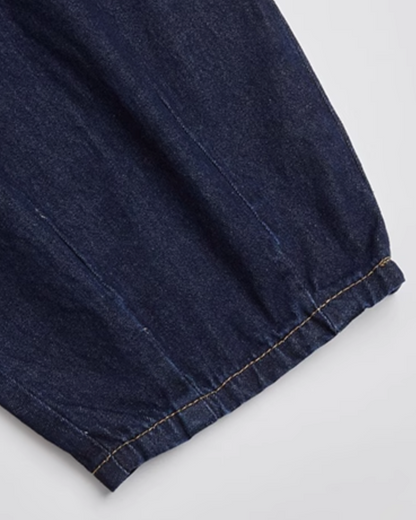 Retro Wide-Leg Denim Jeans N0683