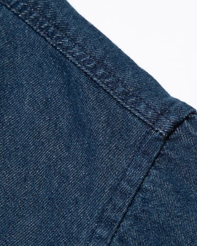 【OUTLET/即納】Minimal Design Denim Shirt N0689