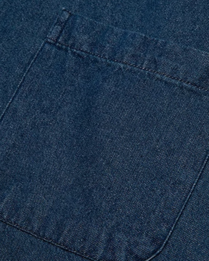 【OUTLET/即納】Minimal Design Denim Shirt N0689