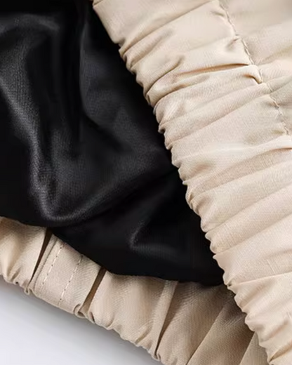 Minimal Design Zip Blouson N0693