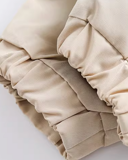 Minimal Design Zip Blouson N0693