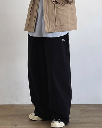 Dart Silhouette Wide Pants N0698