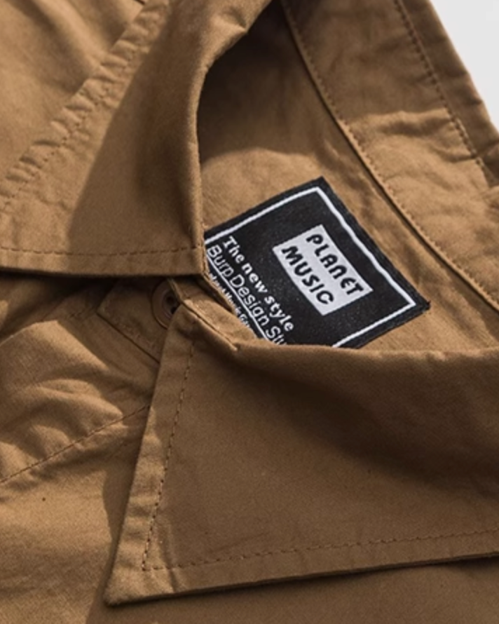 Button Accent Long Sleeve Shirt N0702