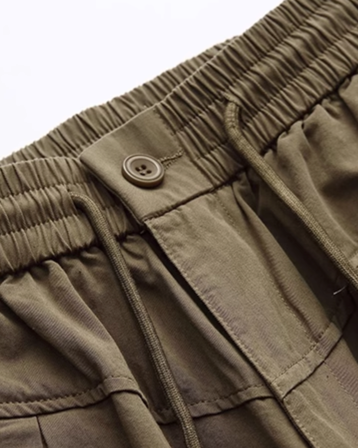 Wide Silhouette Pleats Pants N0713