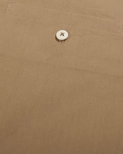 Natural Color Oversized Shirt N0714