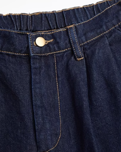 Drape Silhouette Wide Jeans N0716