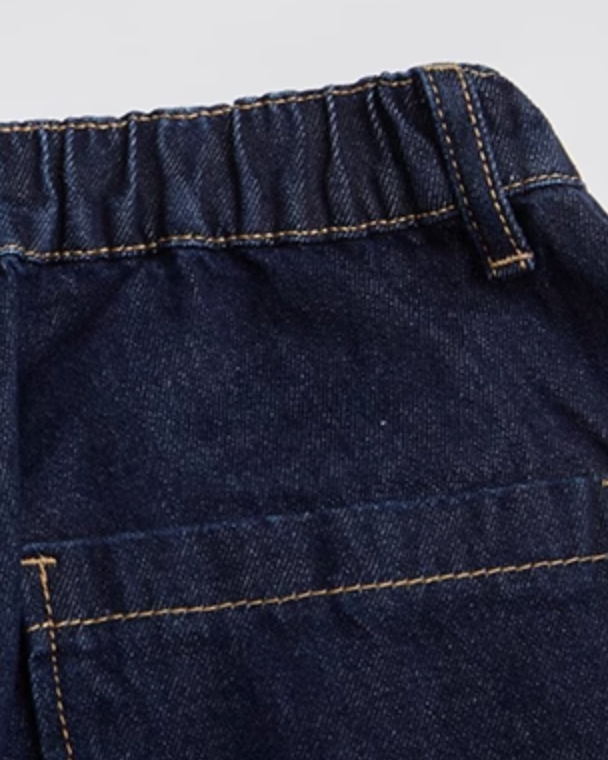 Drape Silhouette Wide Jeans N0716