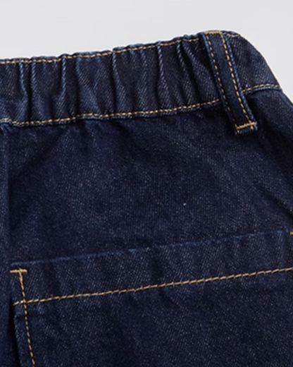 Drape Silhouette Wide Jeans N0716