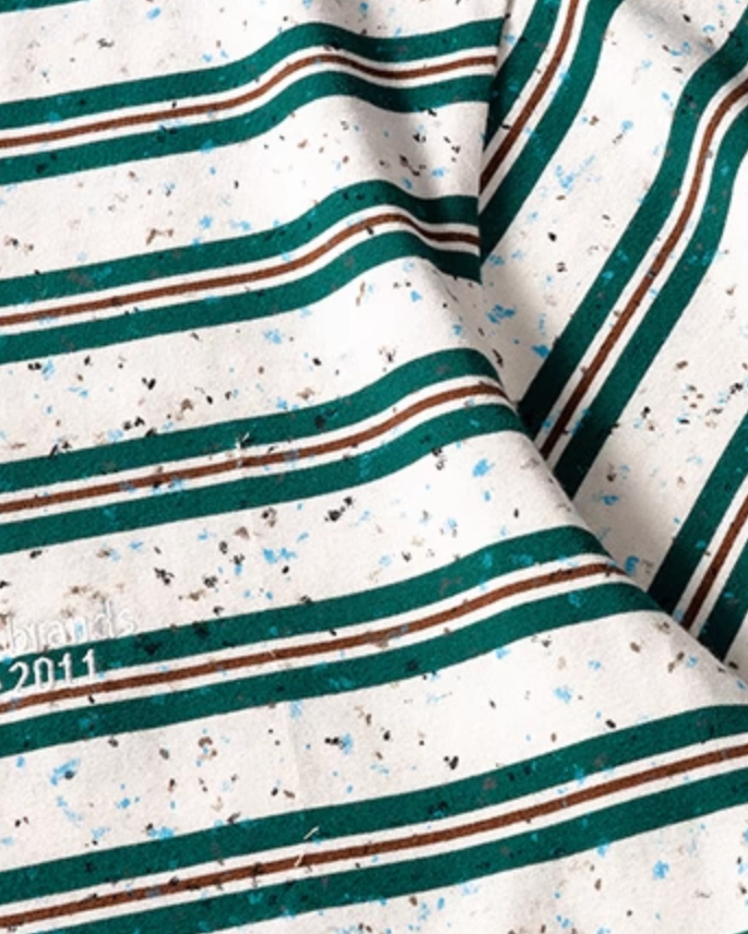 Multi Nep Border Short Sleeve T-Shirt N0789