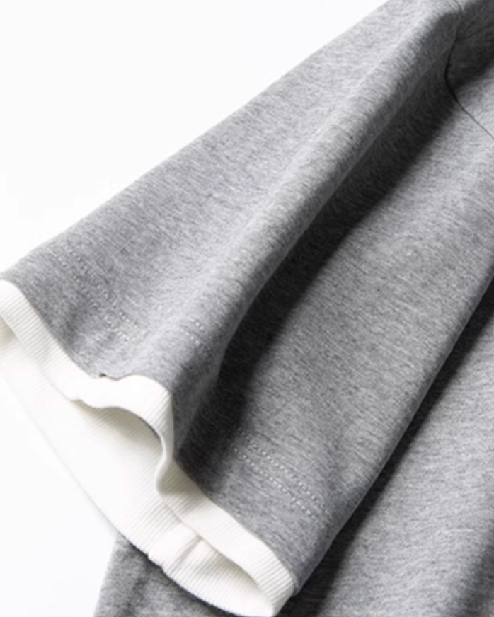 Layered Henley Short Sleeve T-Shirt N0792