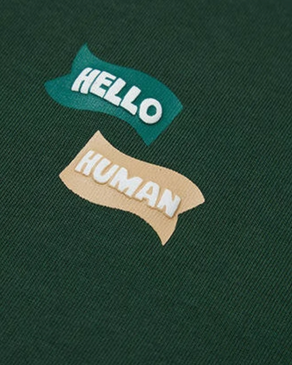 One Point Message Short Sleeve T-Shirt N0796