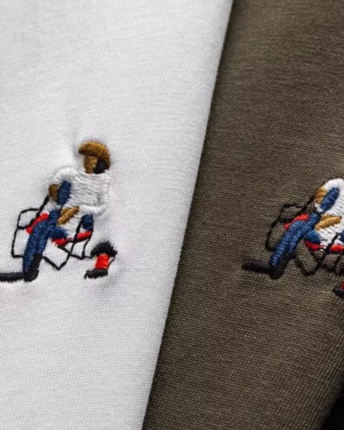 Outdoor Motif Pattern Short Sleeve T-Shirt N0797