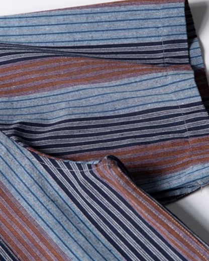 Multi Stripe Relaxed Shirt N0813