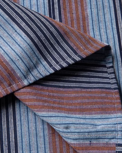 Multi Stripe Relaxed Shirt N0813