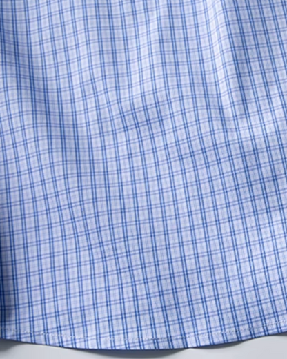 Grid Check Combination Shirt N0819