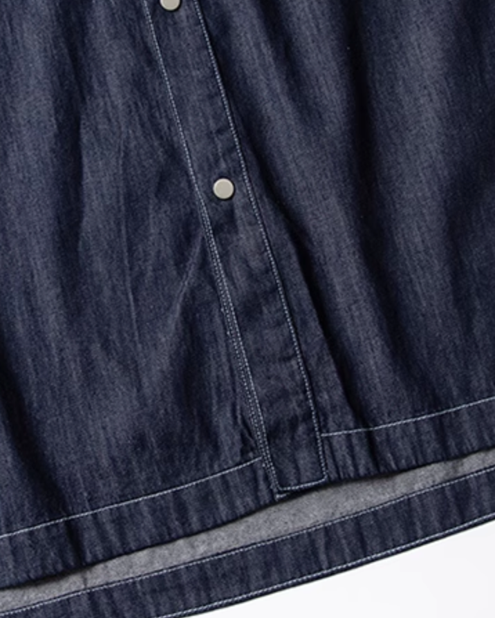 Contrast Stitch Pocket Shirt N0825