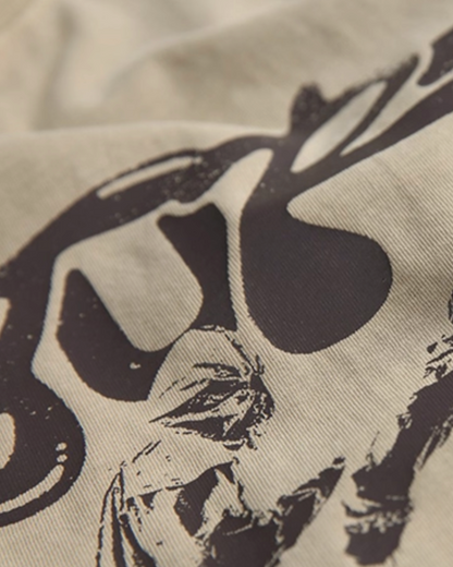 Washed Round Neck T-shirt N0798