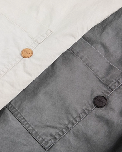 American Retro Contrast Shirt N0804