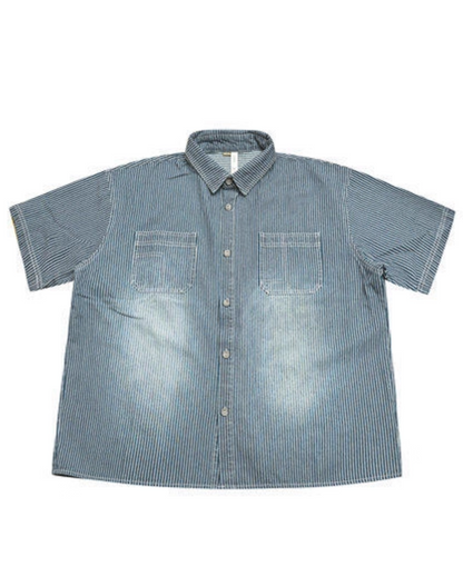 Striped Short Sleeve Shirt N0805