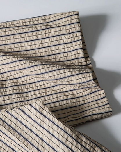 Retro Stripe Couple Shirt N0807