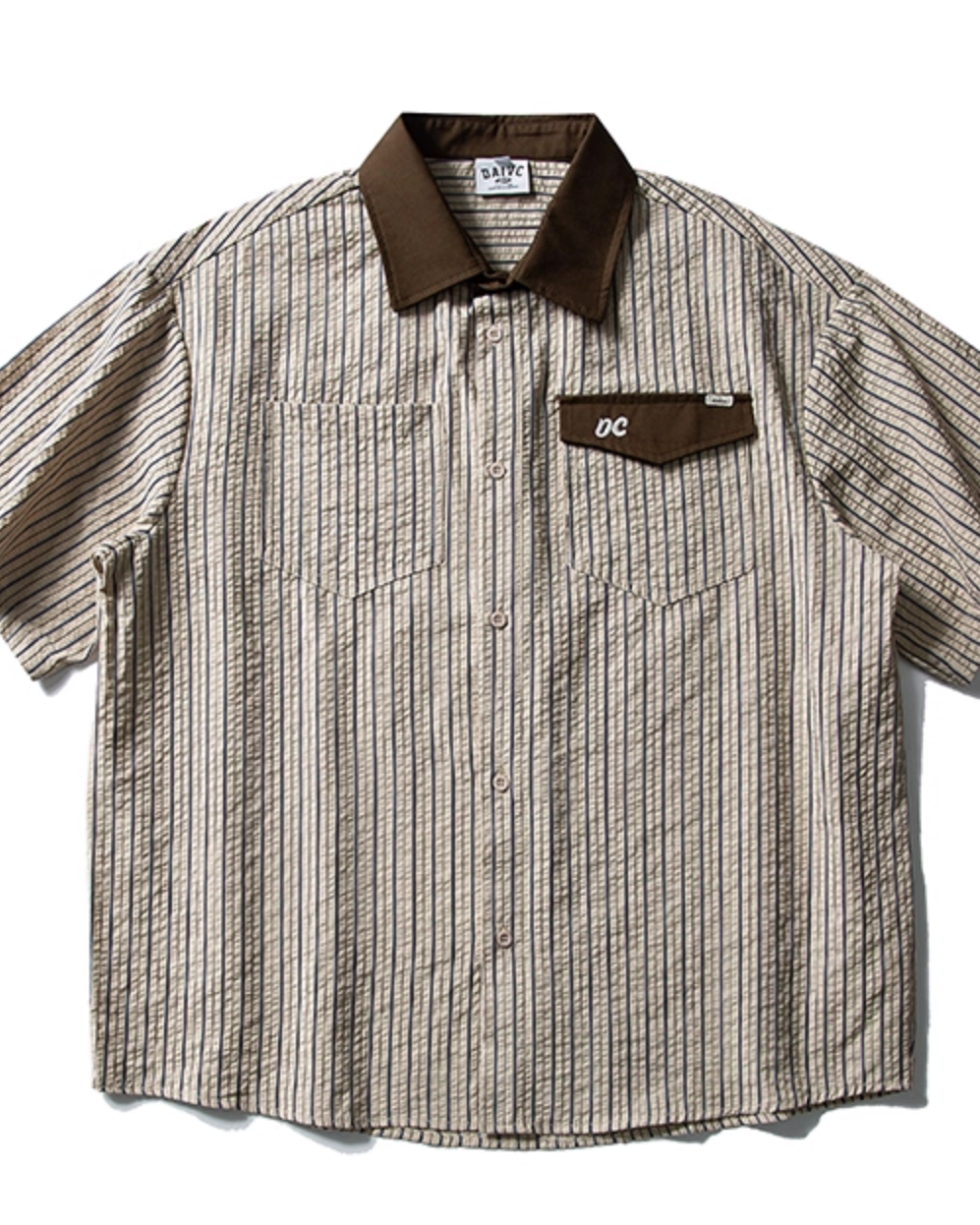 Retro Stripe Couple Shirt N0807