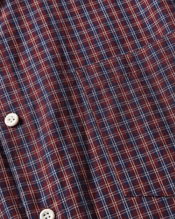 Retro Plaid Couple Shirts N0808