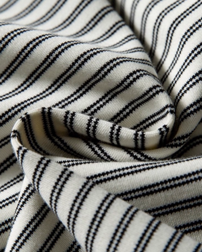 Retro Striped Long-Sleeve Tee N0847