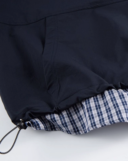 Retro Plaid Layered Shirt N0850