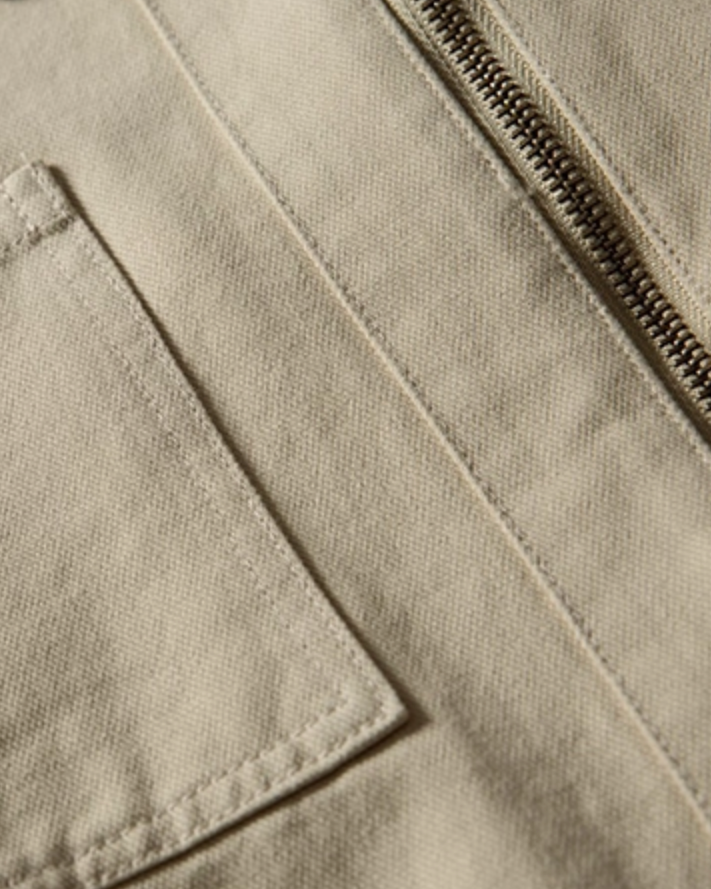 Retro Zipper Work Jacket N0856