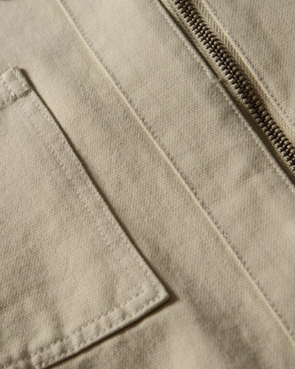 Retro Zipper Work Jacket N0856