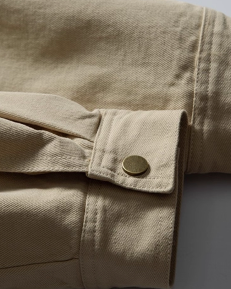 Retro Zipper Work Jacket N0856