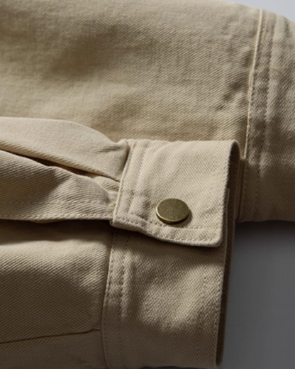 Retro Zipper Work Jacket N0856