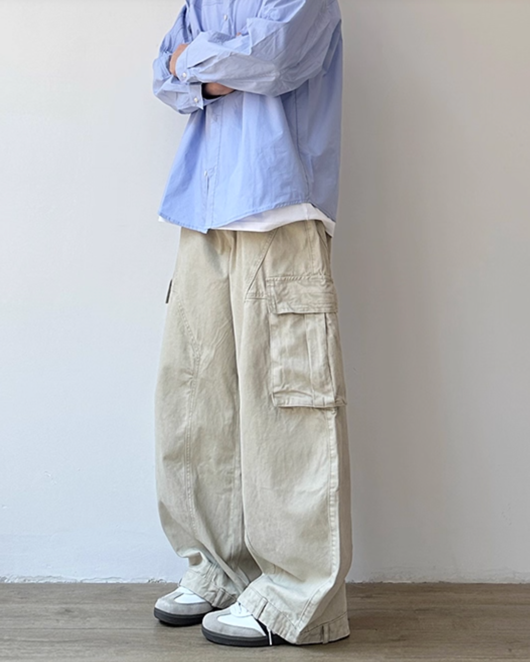 Loose Volume Cargo Detail Pants N0861