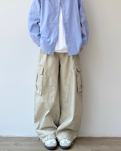 Loose Volume Cargo Detail Pants N0861