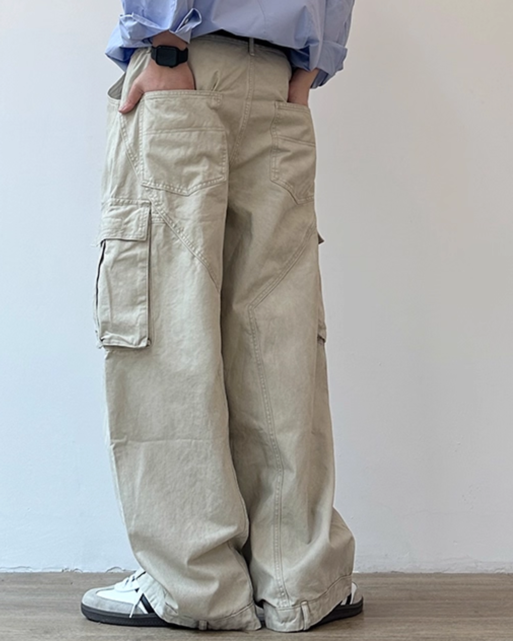 Loose Volume Cargo Detail Pants N0861