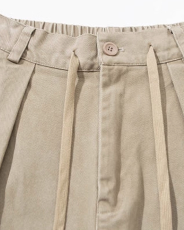 Retro Wide-Leg Work Pants N0869