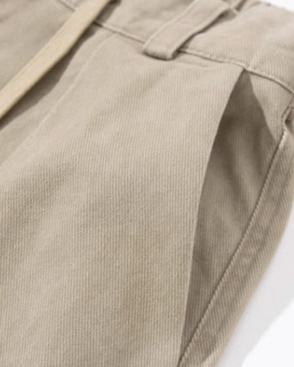 Retro Wide-Leg Work Pants N0869