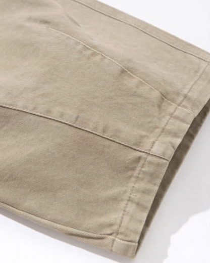 Retro Wide-Leg Work Pants N0869