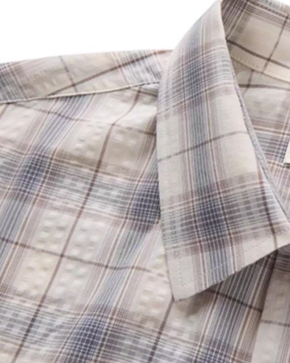 Retro Plaid Casual Shirt N0875