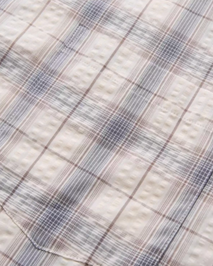 Retro Plaid Casual Shirt N0875