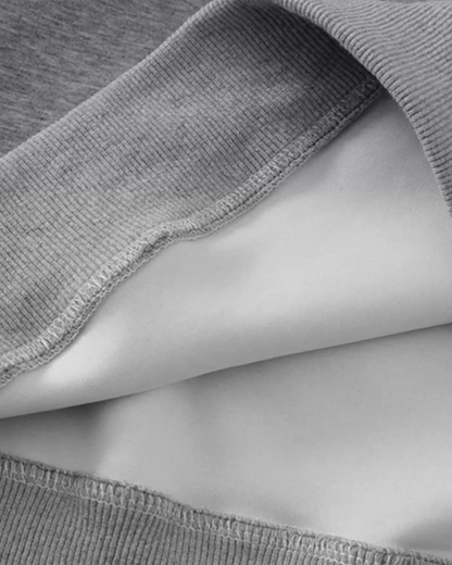 Retro Split Collar Sweatshirt N0878