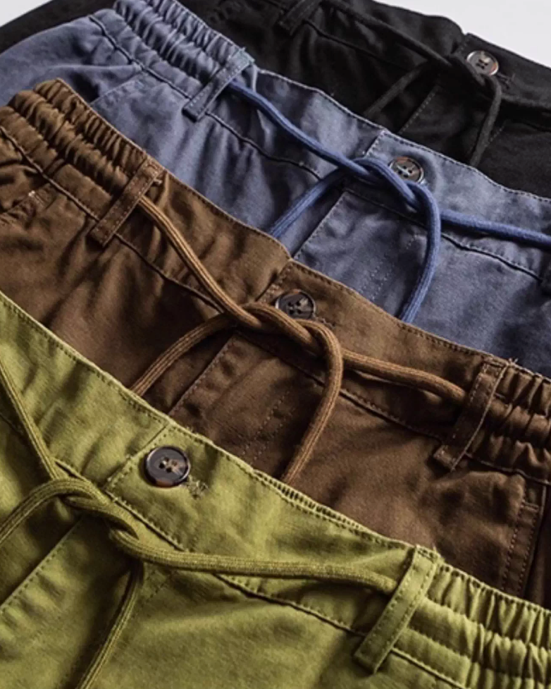 Retro Casual Wide-Leg Pants N0884